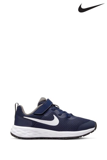 Nike Blue Junior Revolution 6 Trainers (T90683) | £35