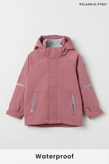 Polarn O Pyret Pink Waterproof Shell Coat (T90929) | £80