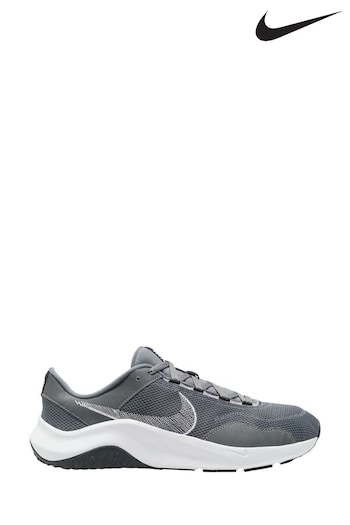 Nike Grey Legend Essential 3 Training Trainers (T91088) | £60