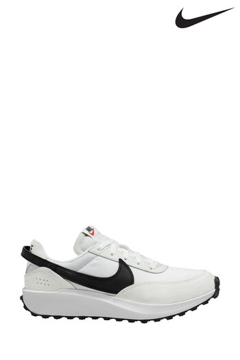 Nike White/Black Waffle Debut Trainers (T91107) | £70