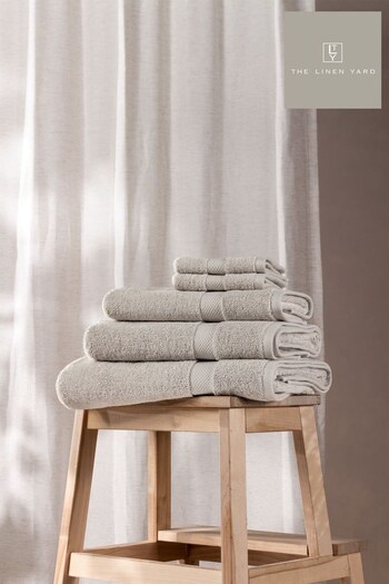 The Linen Yard Dove Grey 10 Piece Loft Towel Bale (T91614) | £87