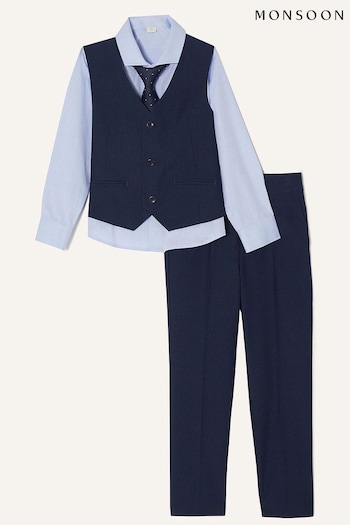 Monsoon Blue Adam Four-Piece Suit (T92009) | £60 - £75