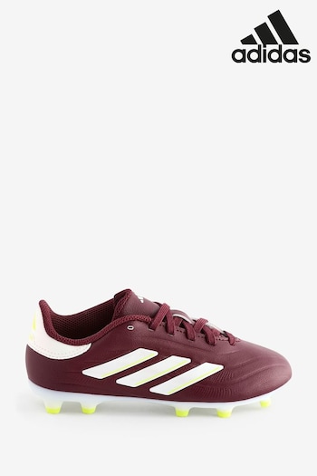adidas Red/White Football Copa Pure II League Firm Ground Kids Boots (T92234) | £40
