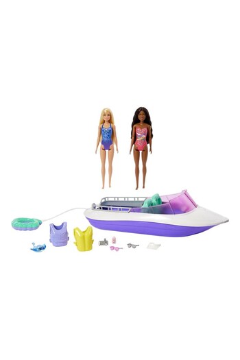 Barbie Mermaid Power Boat Playset with 2 Dolls (T92275) | £50