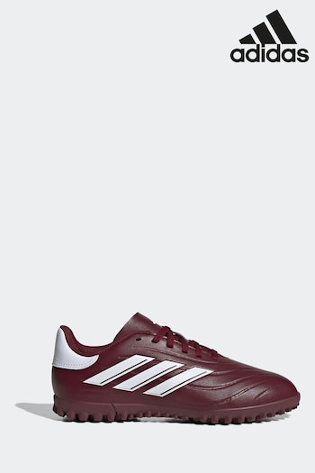 adidas gold Red/White Football Copa Pure II Club Turf Kids Boots (T92340) | £35