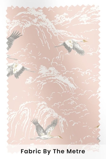 Laura Ashley Blush Pink Animalia Fabric By The Metre (T92434) | £43