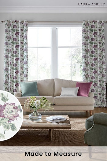 Laura Ashley Grape Purple Hepworth Made To Measure Curtains (T92437) | £91