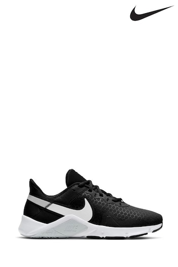 Nike Black/White Legend Essential 2 Trainers (T92461) | £60