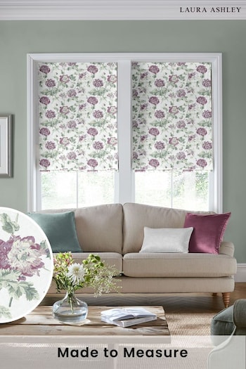 Laura Ashley Purple Hepworth Made To Measure Roman Blind (T92500) | £79