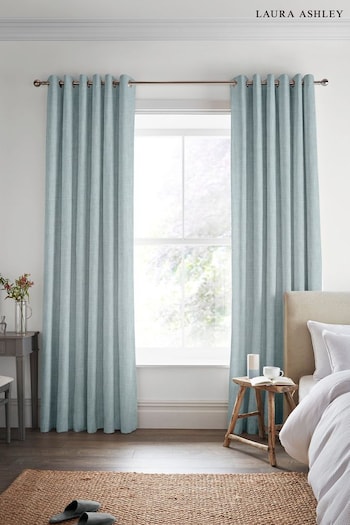 Laura Ashley Seawill Blue Easton Fabric By The Metre (T92503) | £34