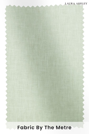 Laura Ashley Sage Green Easton Fabric By The Metre (T92504) | £34