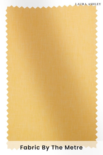 Laura Ashley Sunshine Yellow Easton Fabric By The Metre (T92506) | £34