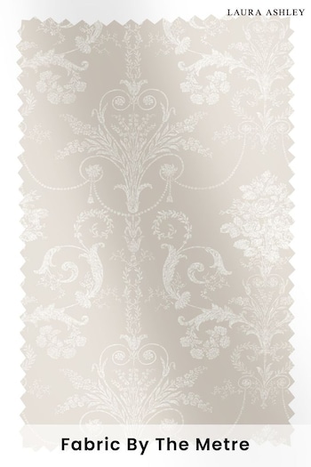 Laura Ashley Dark Grey Josette Fabric By The Metre (T92508) | £32
