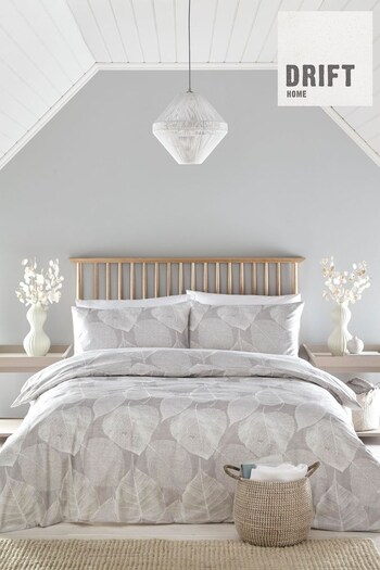 Drift Home Natural Soren Duvet Cover and Pillowcase Set (T92727) | £30 - £50