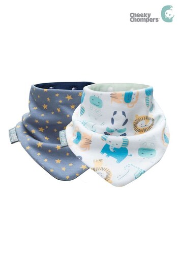 Cheeky Chompers Dribble Baby Bibs 2 Pack (T94242) | £13