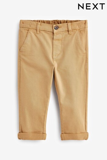 Ochre Yellow Stretch Chino Trousers (3mths-7yrs) (T94247) | £11 - £13