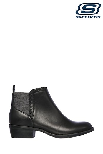 Skechers Shoes Black Texas Fall Crush Womens Boots (T94435) | £67
