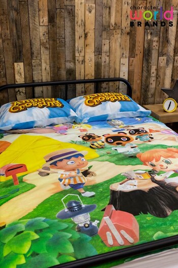 Character World Multi Kids Animal Crossing Duvet Cover and Pillowcase Set (T94517) | £26 - £34