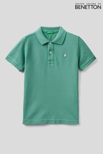 Benetton Logo Polo Shirt (T95102) | £20