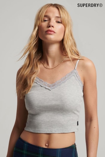 Superdry Grey Relaxed Stripe Cami Top (T95250) | £18