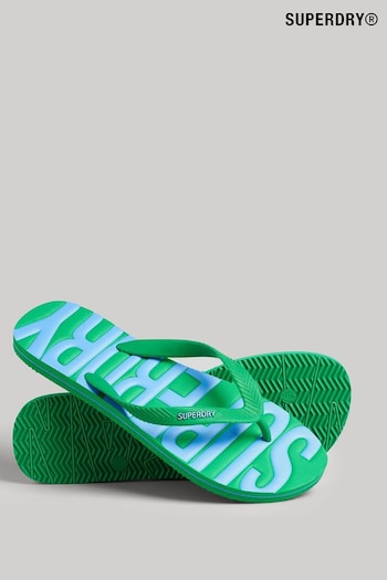 Superdry Green Vegan Flip Flops (T95578) | £20