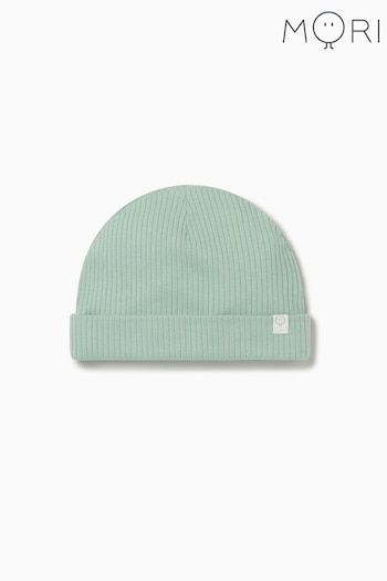 MORI Organic Cotton Ribbed Hat (T95745) | £12