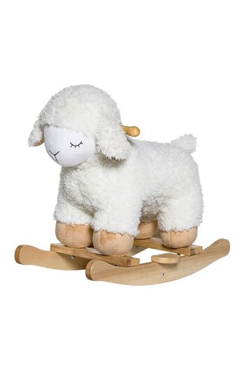 Bloomingville White Laasrith Sheep Rocking Toy (T95816) | £122
