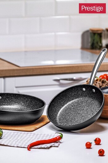 Buy Prestige Grey Earth Pan 28cm Frying Pan & Lid from the Next UK online  shop