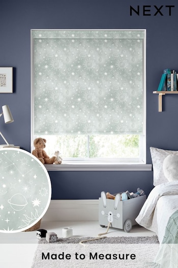 Sage Green Moon Made To Measure Roller Blind (T96300) | £57