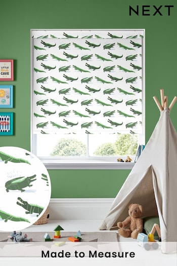 White Crocs Made To Measure Roller Blind (T96308) | £57