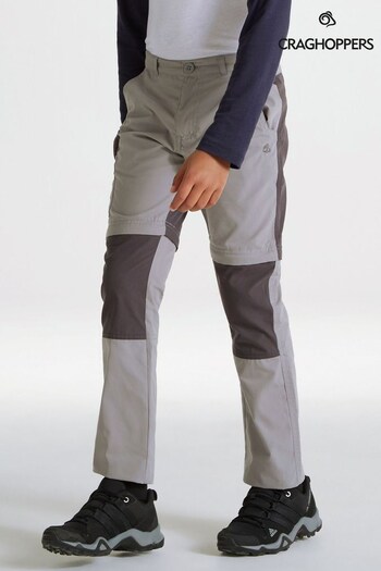 Craghoppers Kiwi Grey Convertible Trousers (T96657) | £35