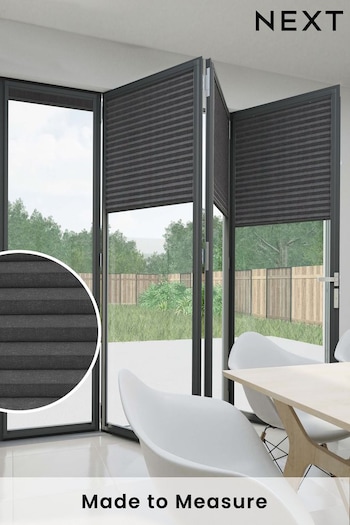 Storm Grey Made to Measure Honeycomb Textured Blackout Perfect Fit Blinds (T96724) | £85