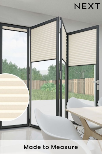 Pearl White Made to Measure Honeycomb Blackout Perfect Fit Blinds (T96734) | £78
