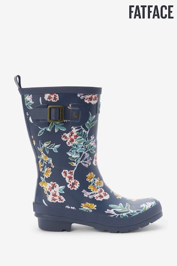 FatFace Floral Womens Mid Height Printed Wellies (T97160) | £39