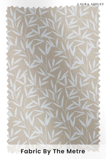 Laura Ashley Natural Willow Leaf Fabric By The Metre (T97171) | £47