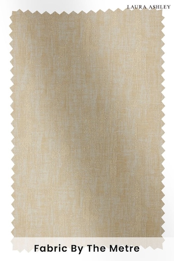 Laura Ashley Gold Whinfell Fabric By The Metre (T97174) | £34