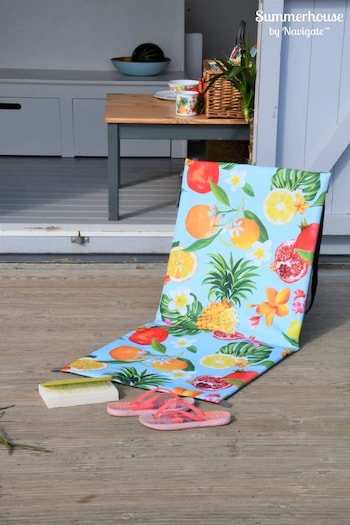 Summerhouse Multi Waikiki Foldable Beach Chair with Carry Handle (Fruity/Aqua Design) (T97296) | £40