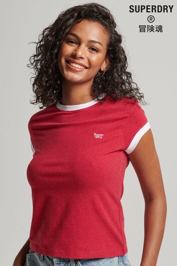 Superdry Red Ringer T-Shirt (T97453) | £18