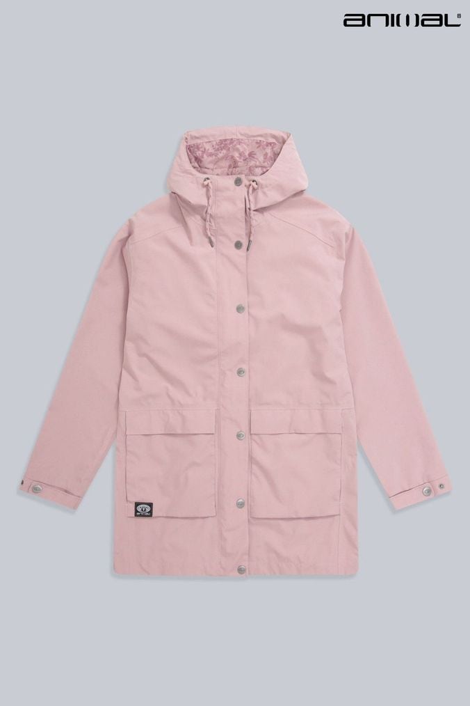 Next cheap pink raincoat