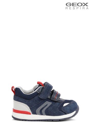 Geox Baby Boy Rishon Blue First Steps Shoes (T97823) | £45