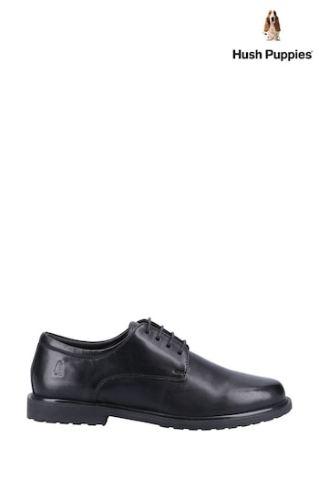 Hush Puppies Verity Lace Up Black Shoes (T98011) | £65