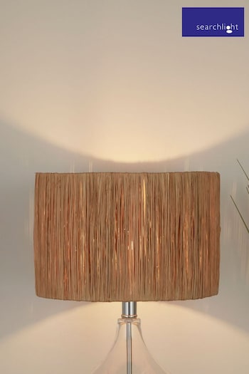 Searchlight Light Natural Willow Raffia Lamp Shade (T98317) | £25