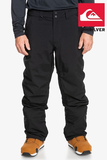 Quicksilver Estate Snow Black Trousers (T99361) | £135