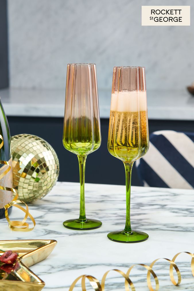 Green Drinking Wine Glasses Next UK