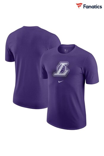Nike Purple Fanatics Los Angeles Lakers Nike Future Pack Logo T-Shirt (TEV655) | £28