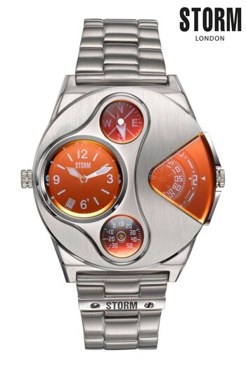 Storm Gents Silver Tone V2 Navigator Lazer AW18 Watch (TUY565) | £249.99