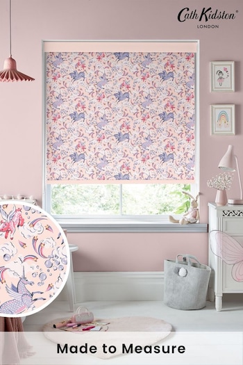 Cath Kidston Pink Kids Unicorn Made To Measure Roller Blinds (TXE330) | £58