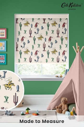 Cath Kidston Cream Kids Cowboy Made To Measure Roller Blinds (TXF025) | £58