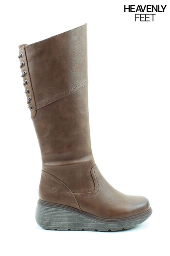 Heavenly Feet Brown Feet Ladies Tall Boot Style Ohio (U00079) | £70