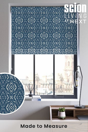 Scion Blue Kazure Made To Measure Roman Blind (U00103) | £106